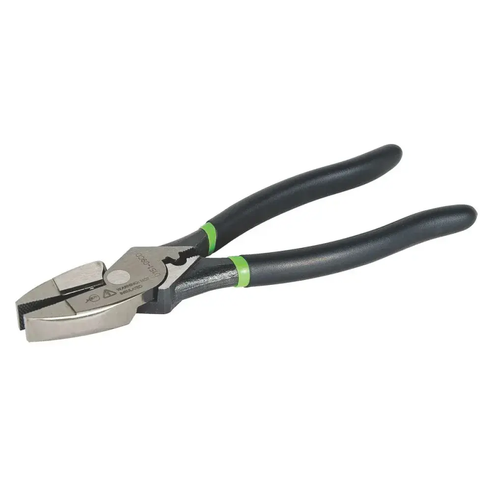 Alicate universal 9 com crimpagem Greenlee — fotografia 5
