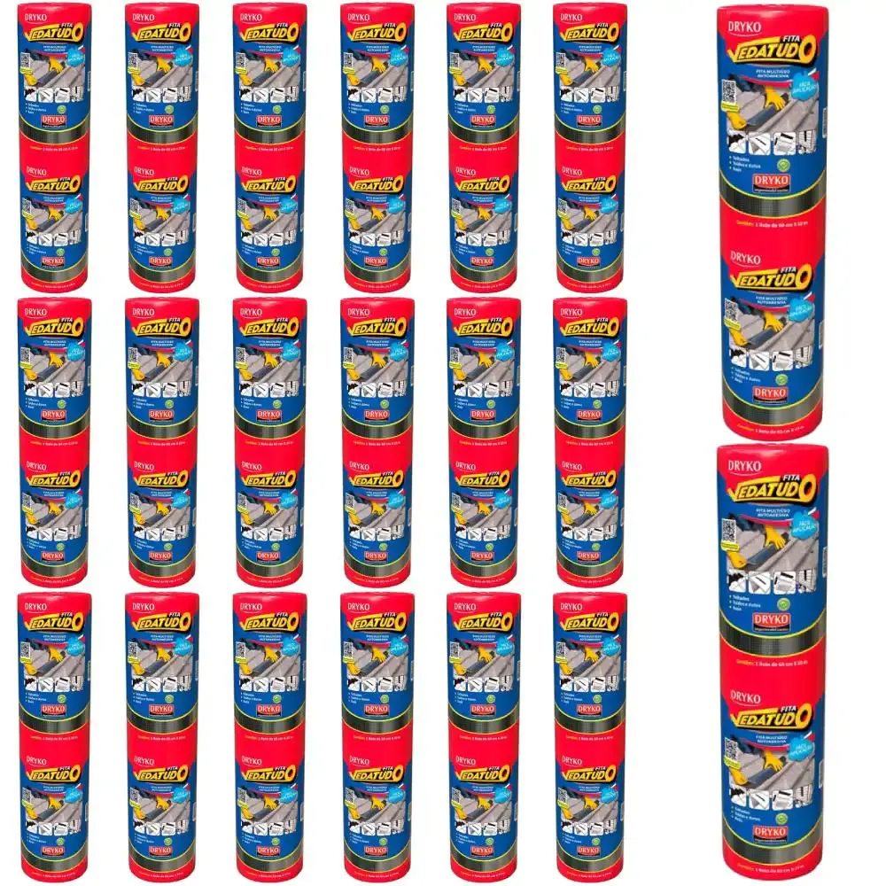 Fita Autoadesiva Asfáltica Vedatudo 60 cm x 10 m 20 Unidades DRYKO — fotografia de referência