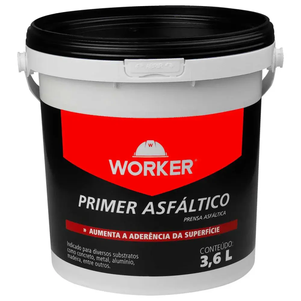 Impermeabilizante primer asfáltico 3,6L Worker — fotografia 2