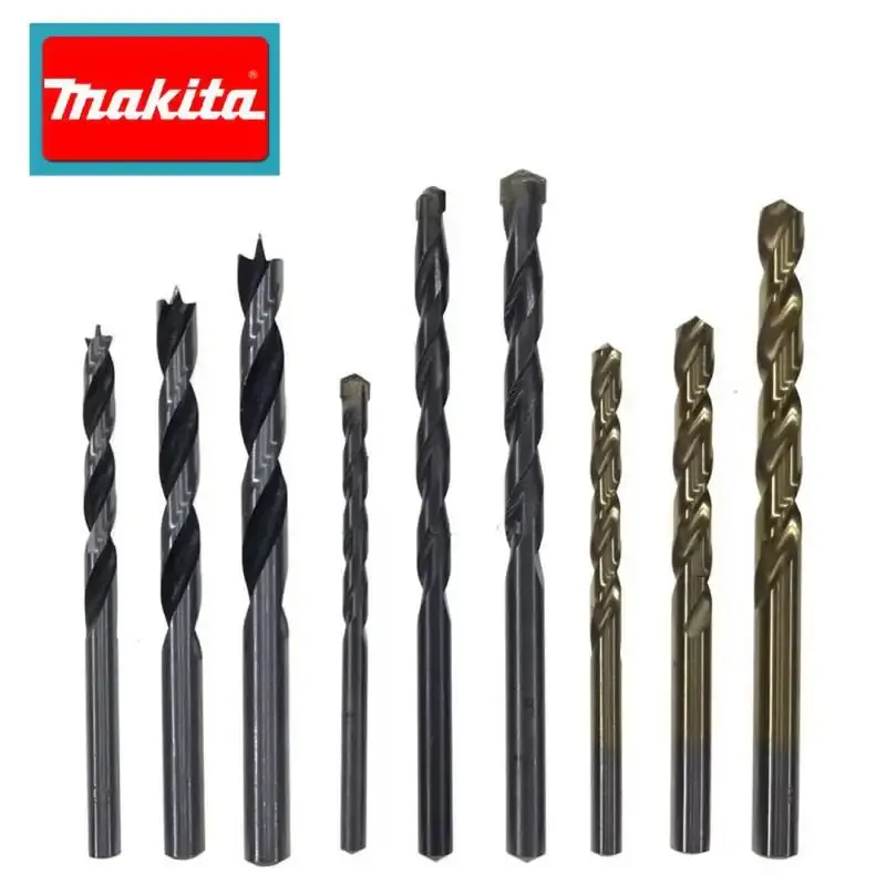 Conjunto de brocas para madeira. metal e concreto 5 à 8 MM kit 9 peças D-71962 Makita — fotografia 4