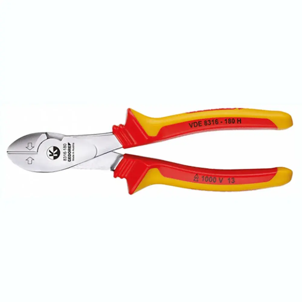 Alicate de corte diagonal americano vde 8” Gedore — fotografia 3