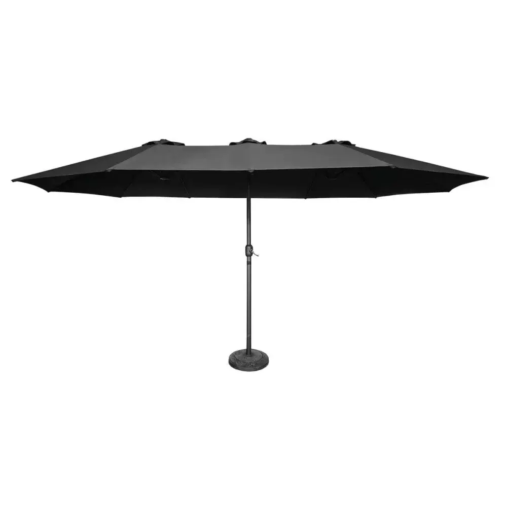 Ombrelone modelo retangular duplo 4,5M preto da Kala — fotografia 2