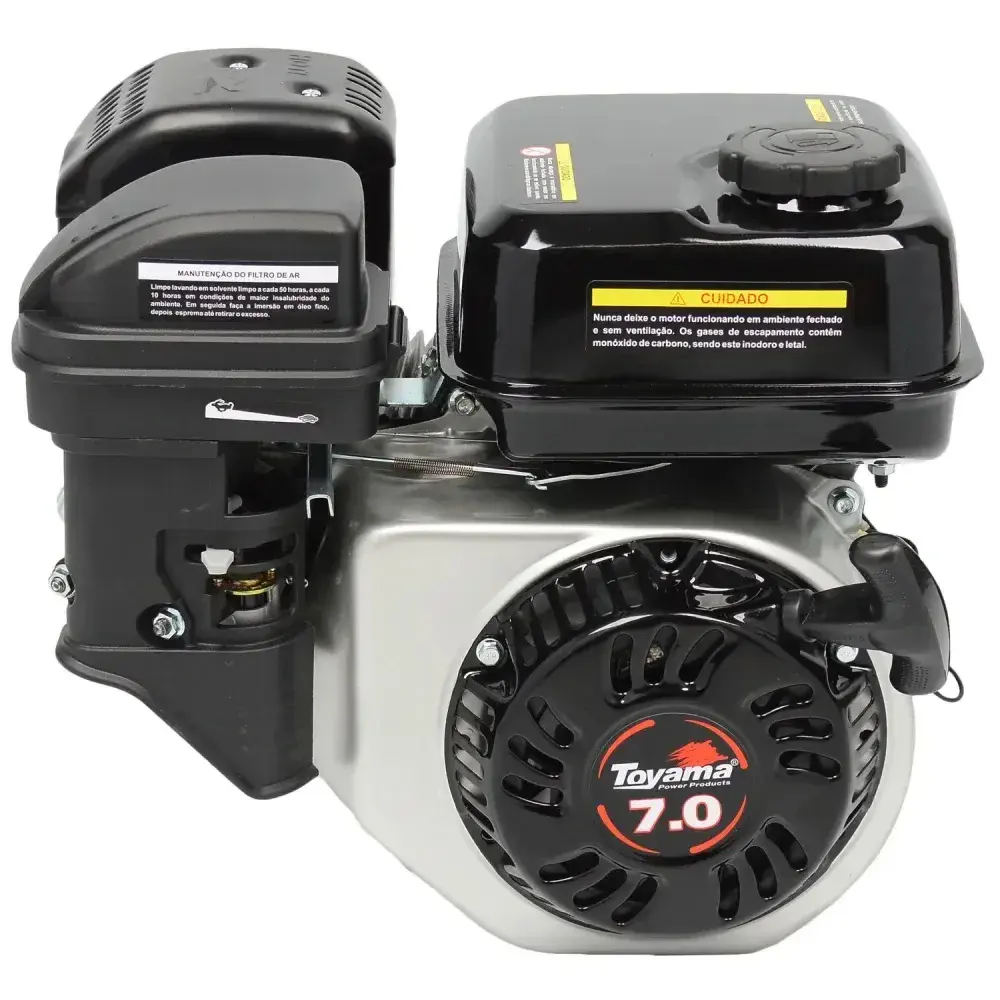 Motor a gasolina 7 hp multiuso 4 tempos ohv TE70 Toyama — fotografia 7