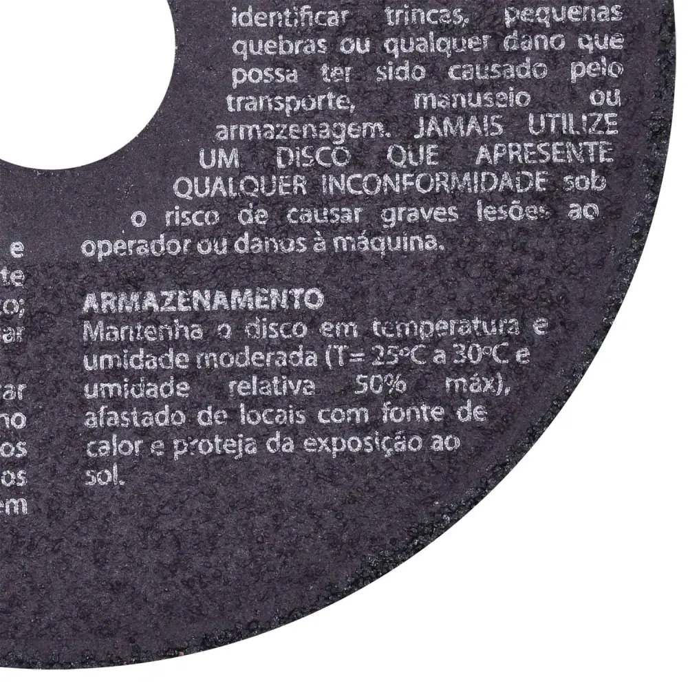 Disco de corte para aço A30P bf 4.1/2”/8” Worker — fotografia 5