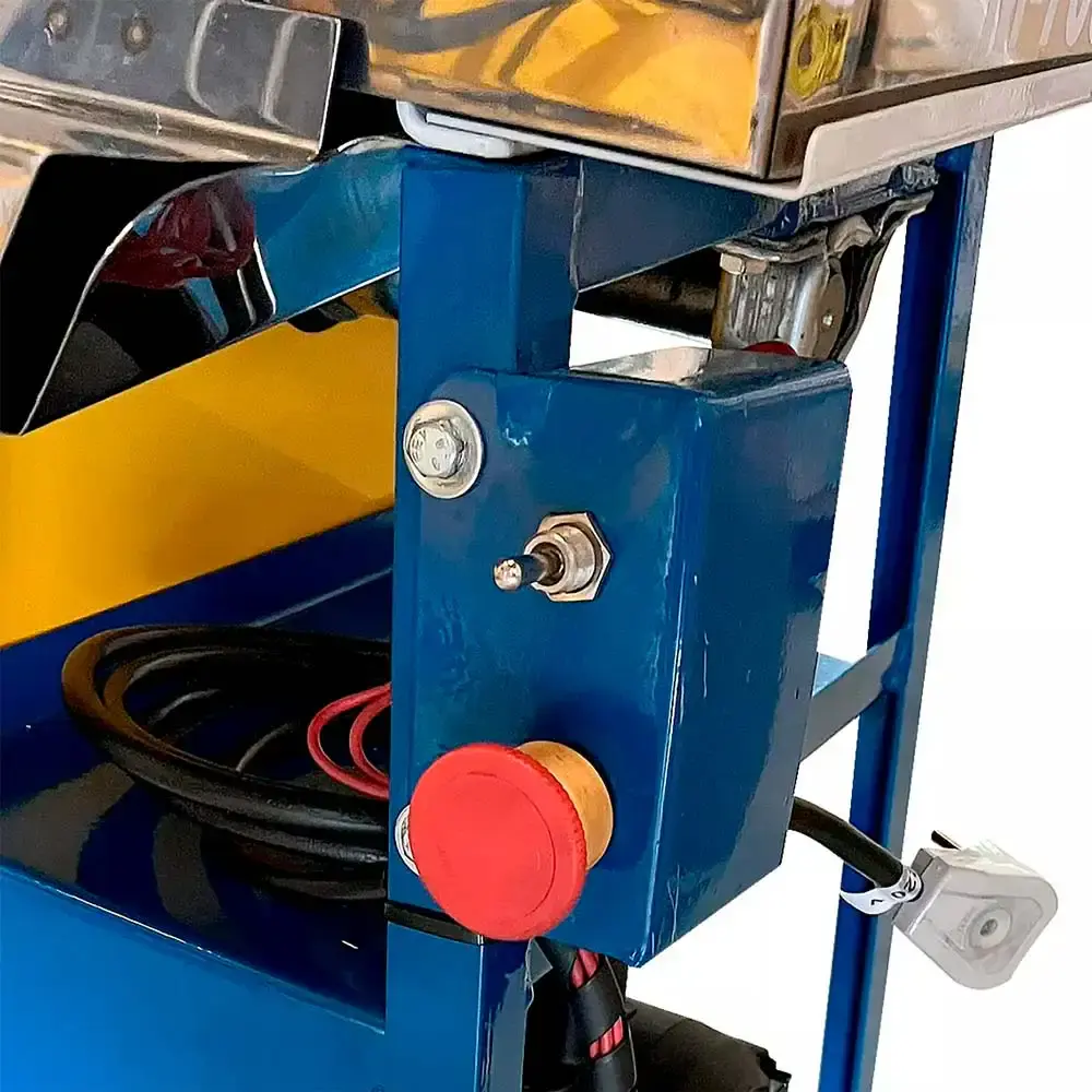 Engenho moenda para cana rolos de inox motor 1,0 CV elétrico M-700 Maqtron 110 V — fotografia 3
