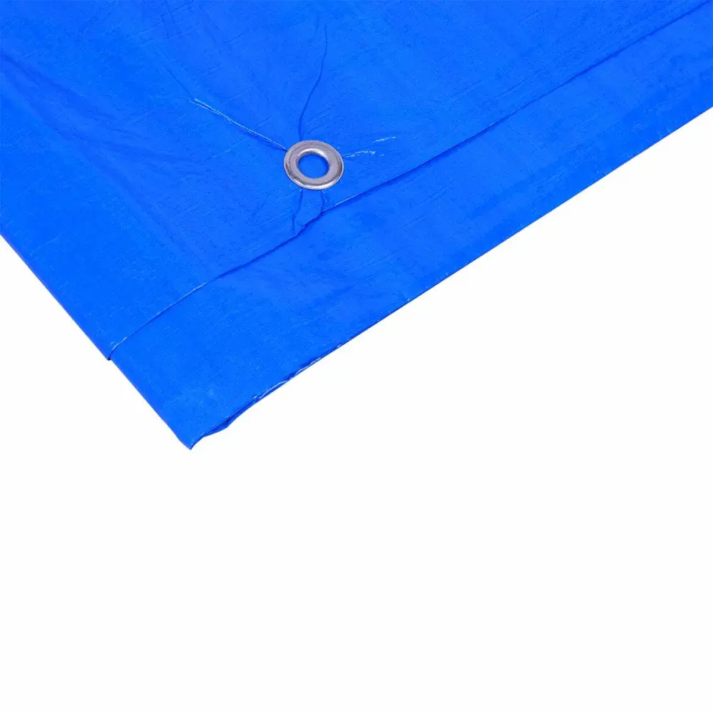 Lona encerada de polietileno 150 micras 2M x 2M azul Worker — fotografia 4