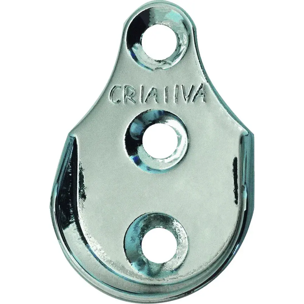 Suporte cabideiro Criativa redondo zamac cromado 50 peças