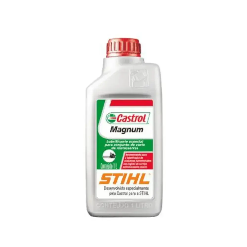 Lubrificante para correntes castrol magnum 1L Stihl — fotografia 2