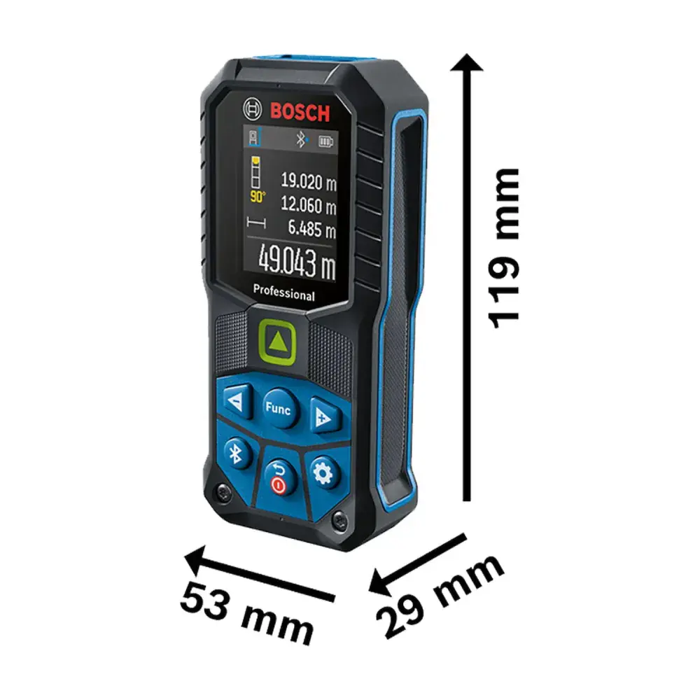 Trena laser verde Bosch glm 50-27 cg com bluetooth — fotografia 9