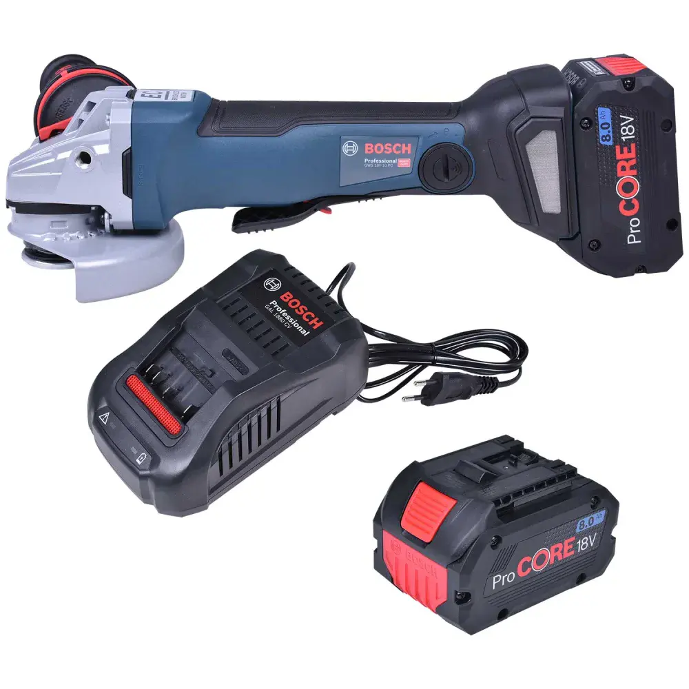 Esmerilhadeira angular 4 1/2 GWS18V-10PC Bosch – 220V — fotografia 2
