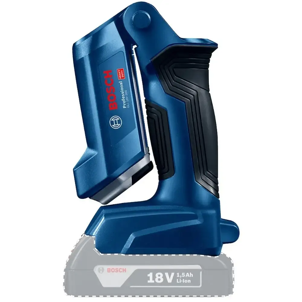 Lanterna a bateria LED 330 lúmens GLI18V-330 com bateria 18V 4AH Bosch — fotografia 4