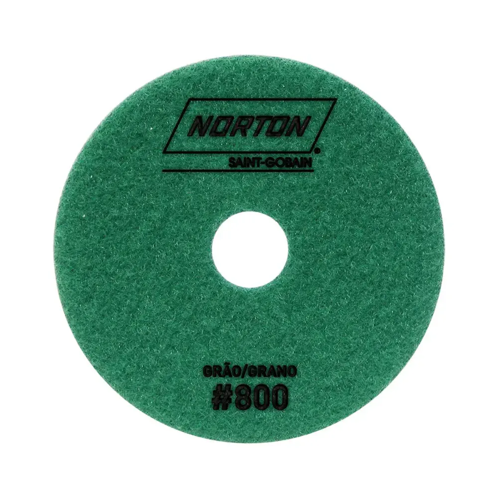 Disco diamantado flexível 100MM grão 800 verde Norton — fotografia 2