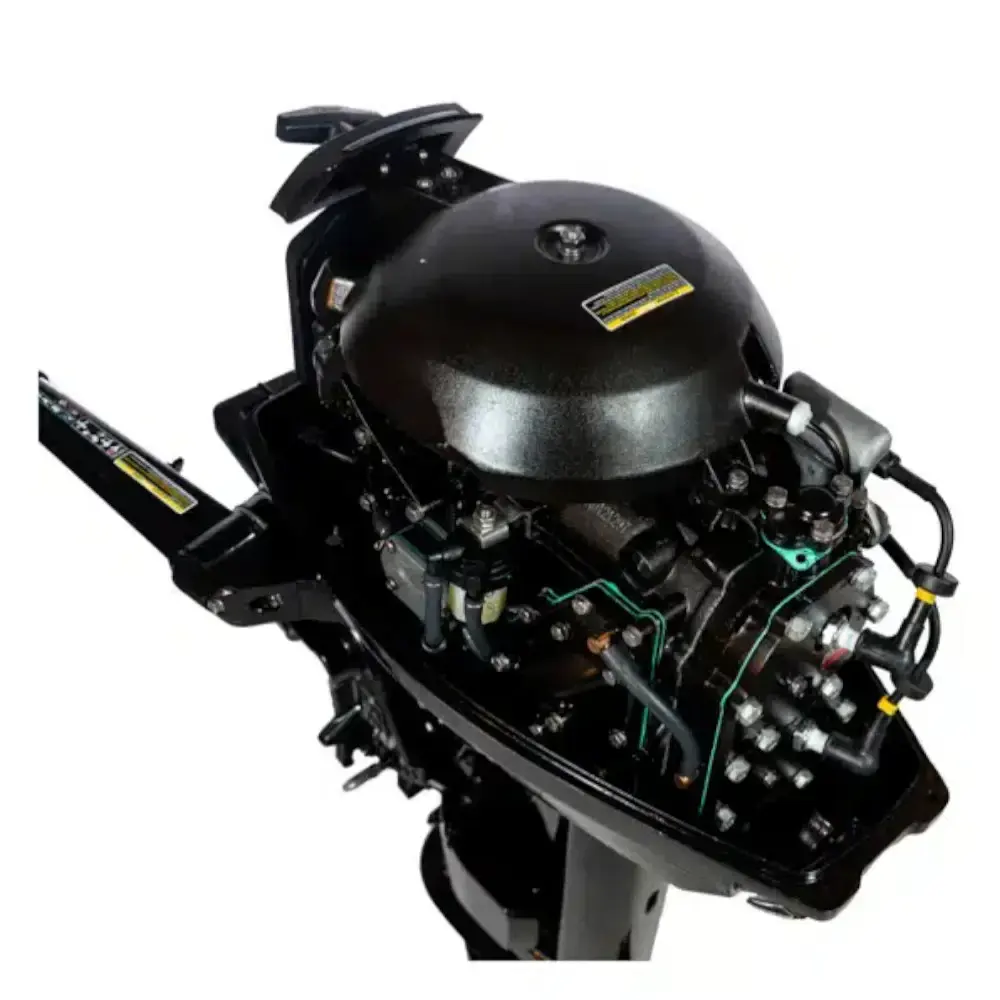 Motor de popa gasolina 25 HP 2 tempos rabeta curta TM25TS 750-004 Toyama — fotografia 11