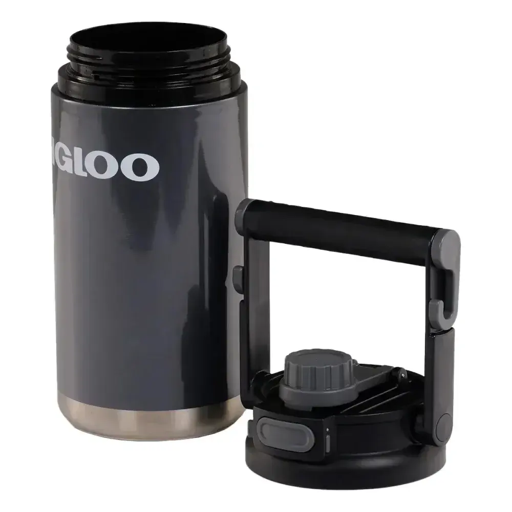 Garrafa sport aço inox 1,59L carbonita Igloo — fotografia 7
