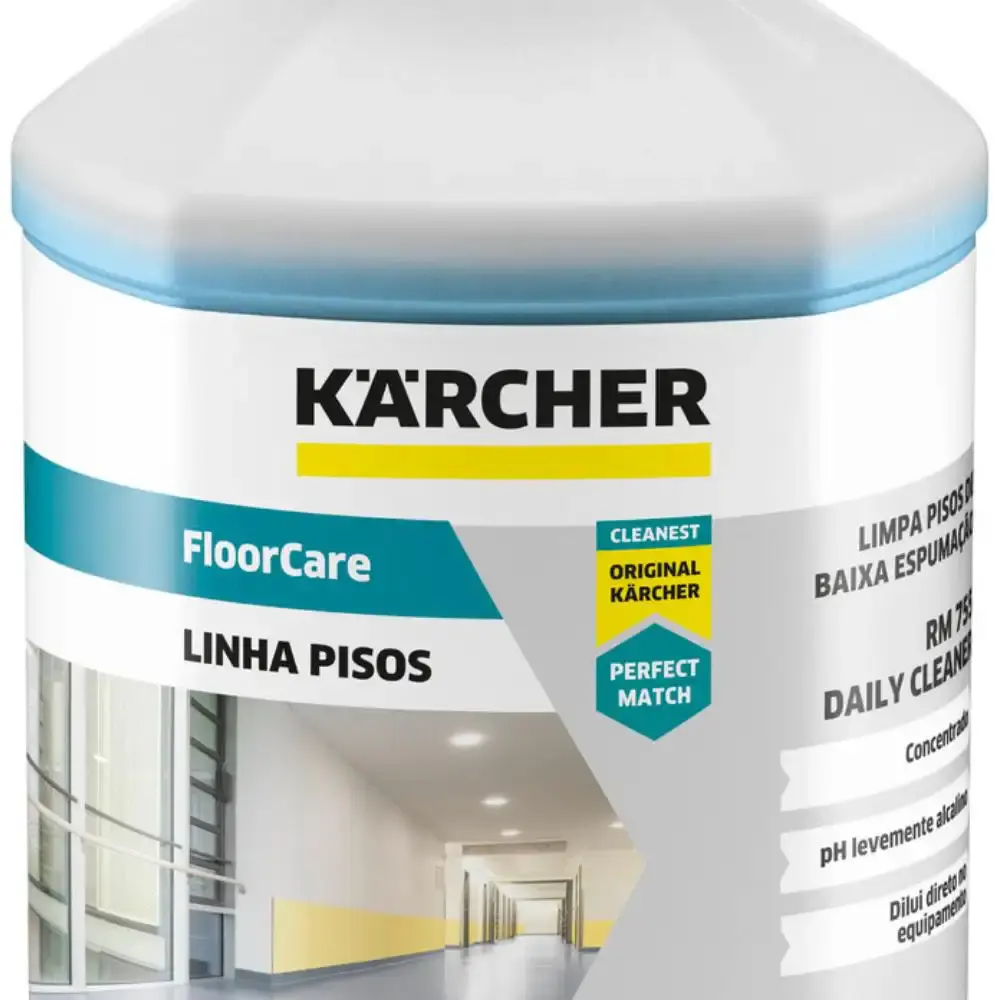 Detergente concentrado floorcare RM 755 daily cleaner 1L Karcher — fotografia 3