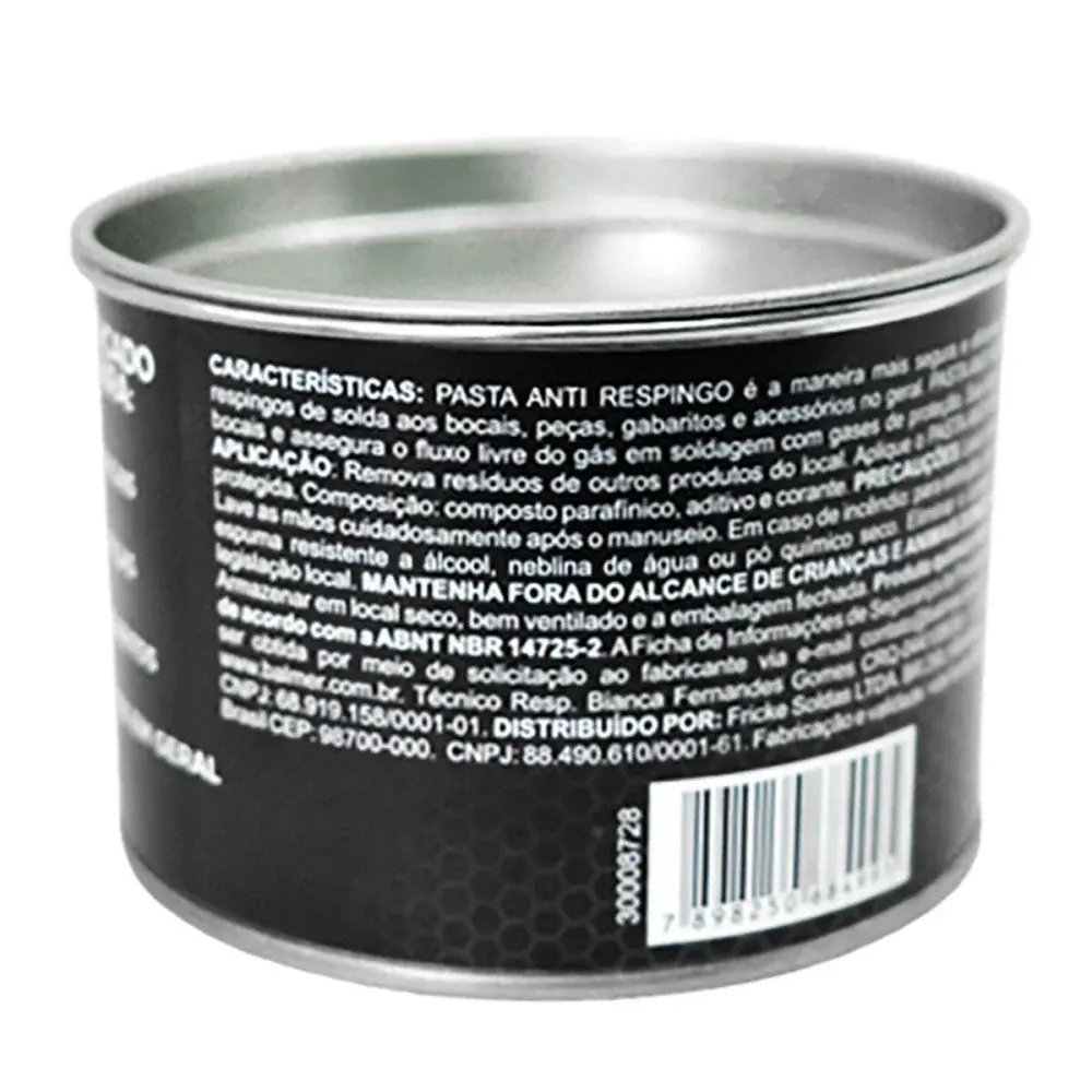 Pasta anti respingo sem silicone 350G Balmer — fotografia 3