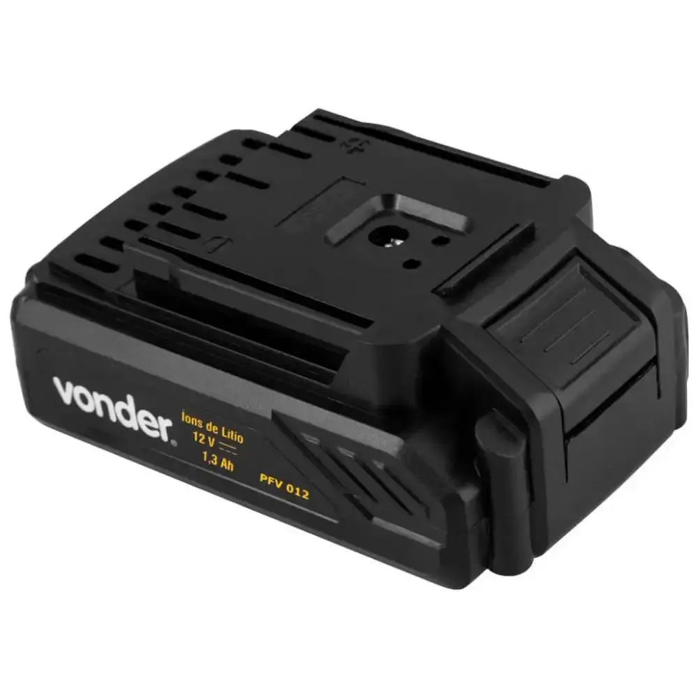 Bateria lítio 12V para parafusadeira furadeira PFV 012 Vonder — fotografia 2