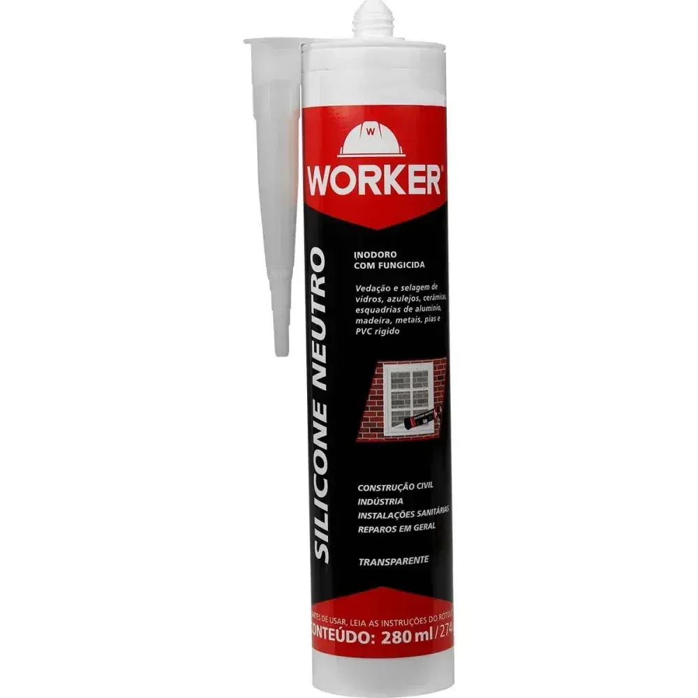 Silicone neutro transparente 280ML 274G Worker — fotografia 8