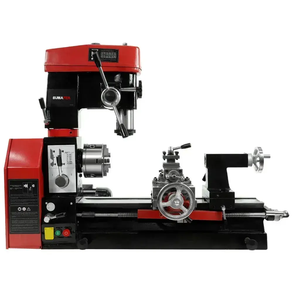 Torno mecânico multifuncional 500MM 550W bivolt Bumafer — fotografia 6