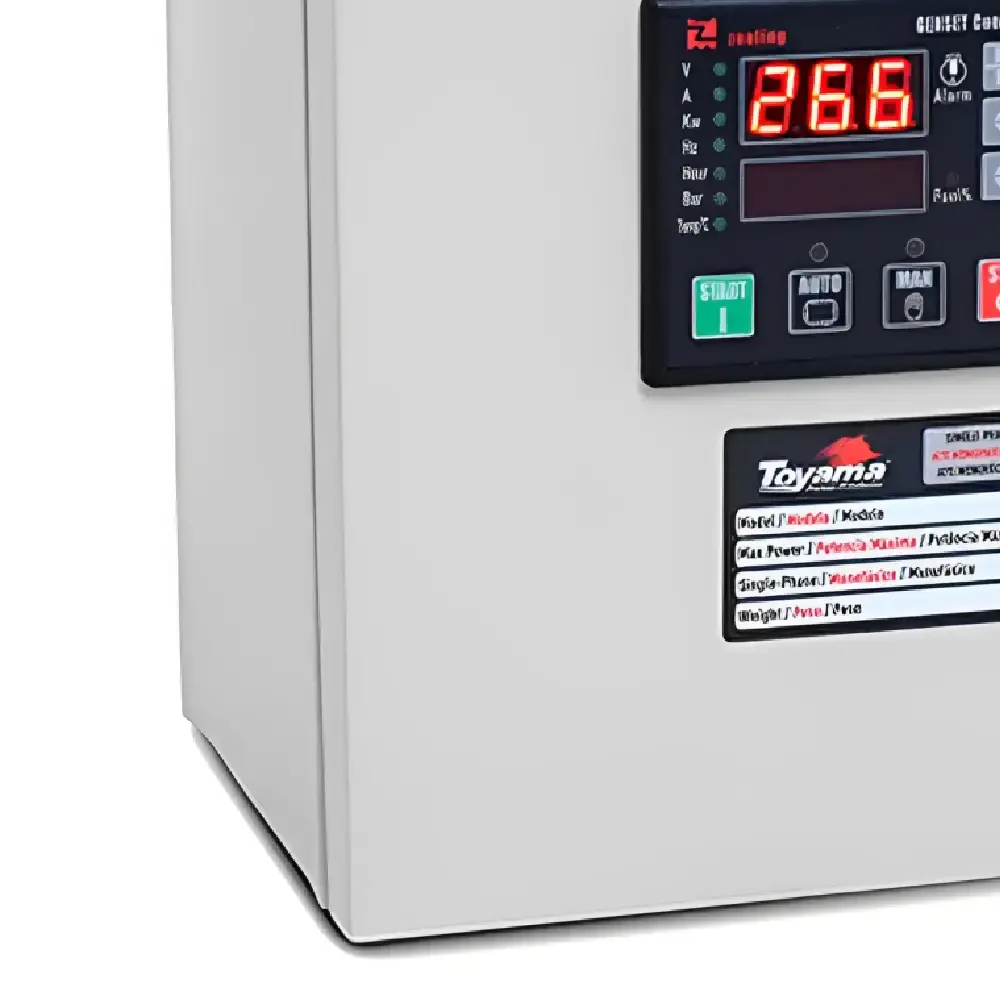 Painel ats de transferência trifásico para geradores 6,5 e 7,5KVA XP ATS-T9 Toyama — fotografia 2