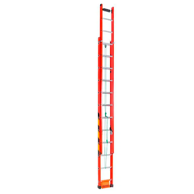 Escada Extensiva de Fibra de Vidro 20 Degraus 3.60 x 6.00 Metros EF3.6 FIBERMAX