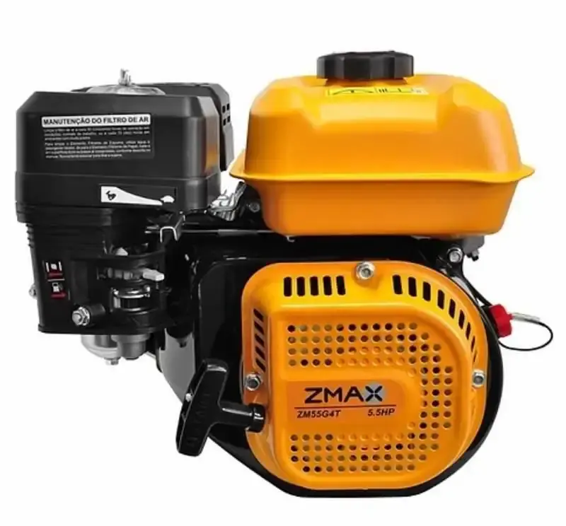 Motor gasolina 5.5 HP 4 tempos partida manual ZM55G4T Zmax — fotografia 3