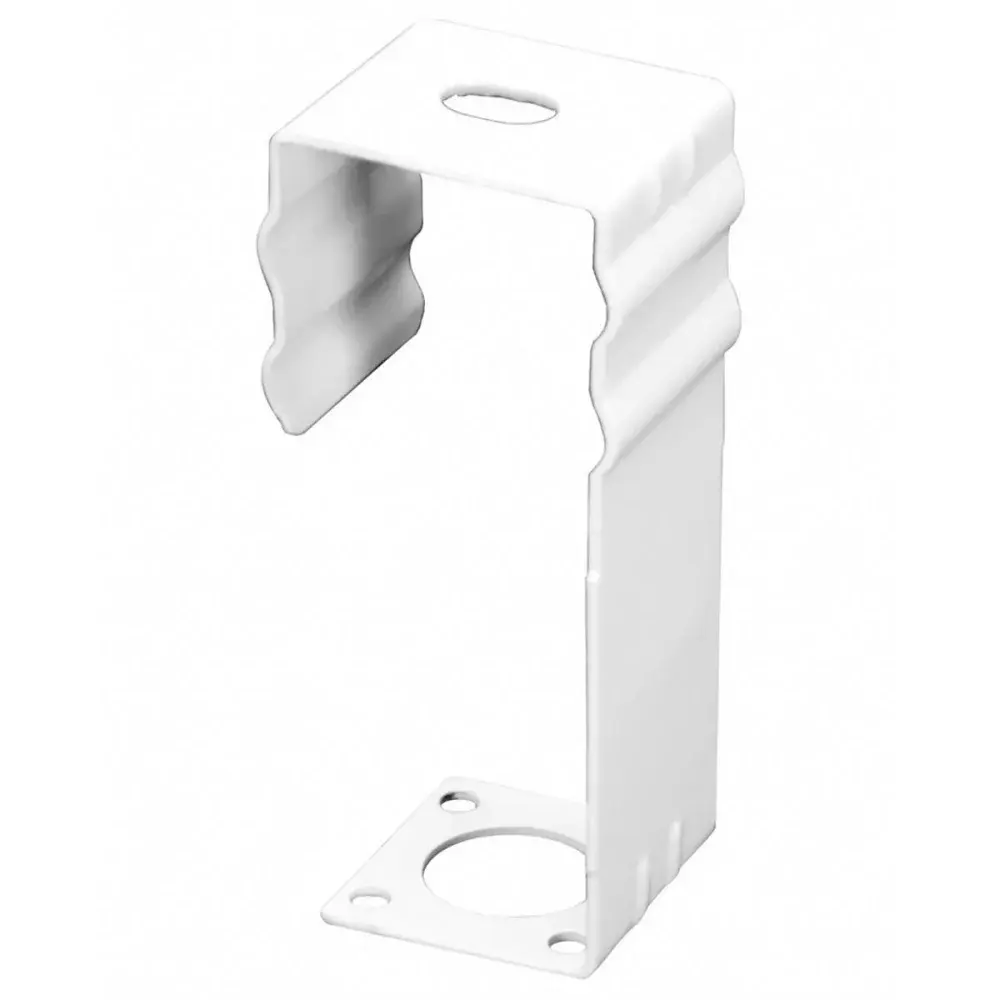 Gancho curto de aço para luminária branco Taschibra