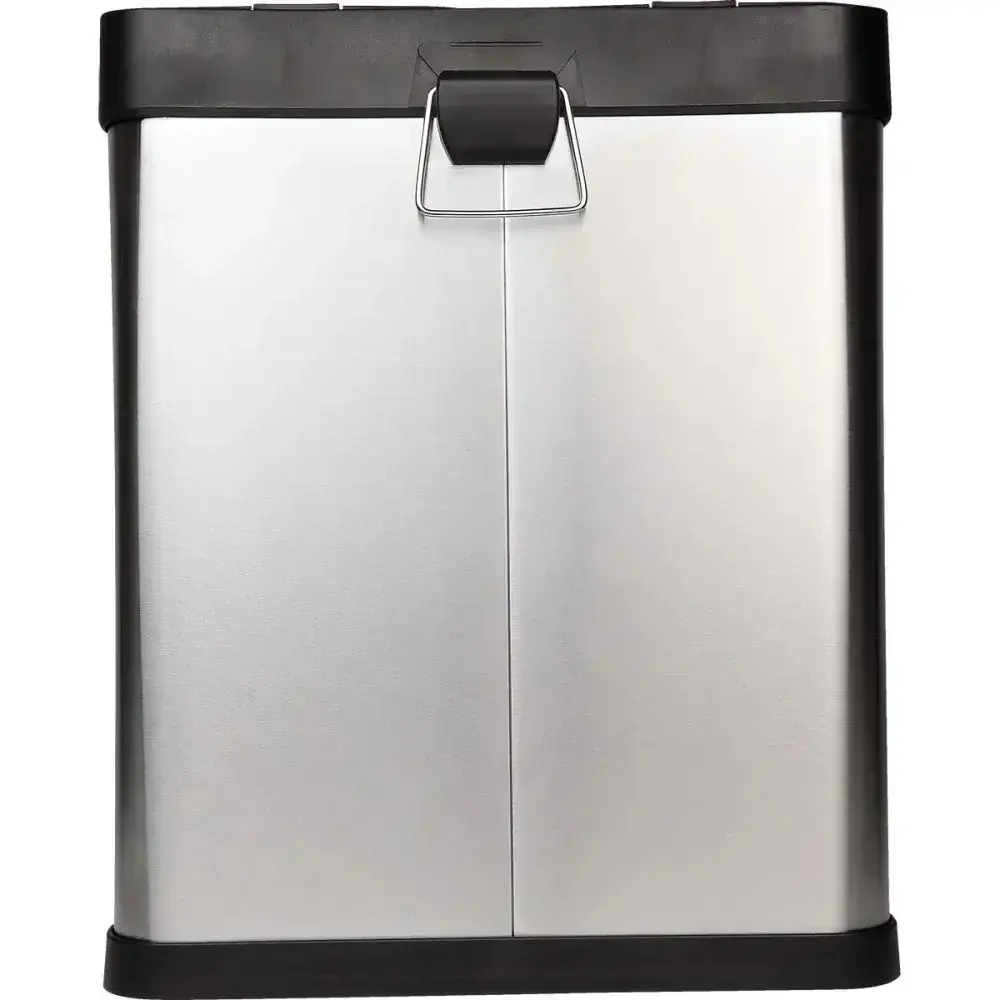 Lixeira dupla aço inox 30L Kala — fotografia 9