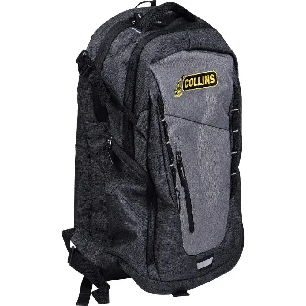 Mochila para notebook cinza/ grafite até 10 kg Collins — fotografia 7