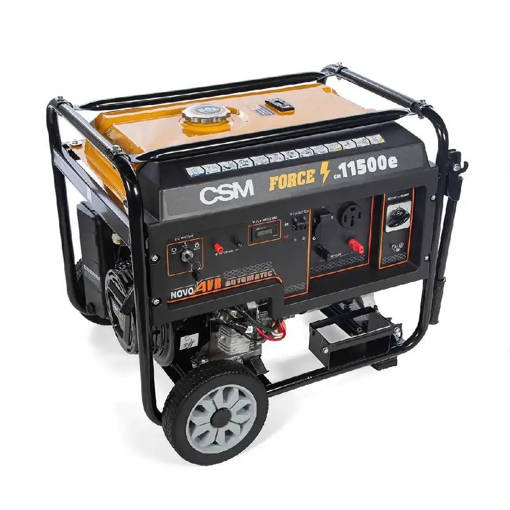 Gerador de energia à gasolina 10KVA 4T partida elétrica com AVR GM 11500E CSM — fotografia 4