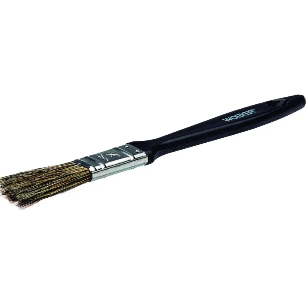 Pincel trincha 3/4 19MM cerda gris Worker — fotografia de referência