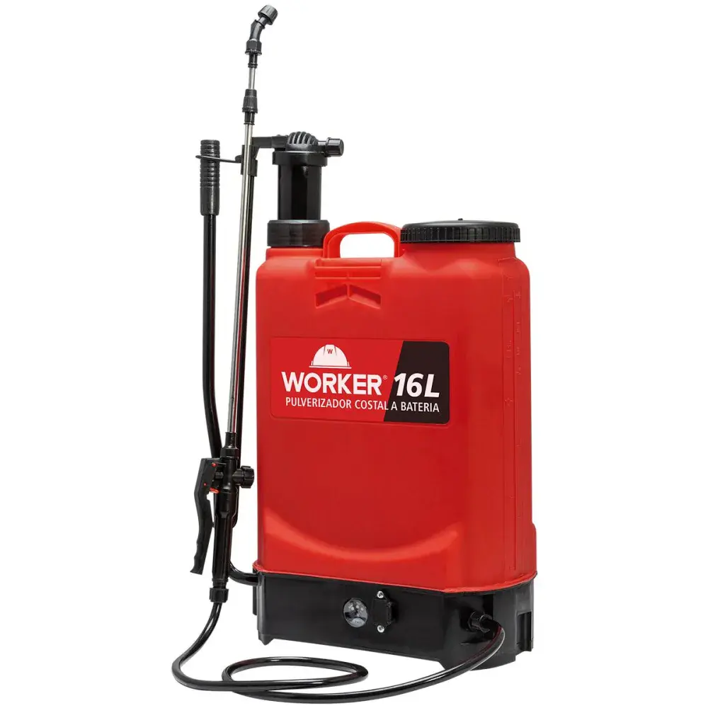 Pulverizador costal manual e a bateria 16L Worker — fotografia de referência