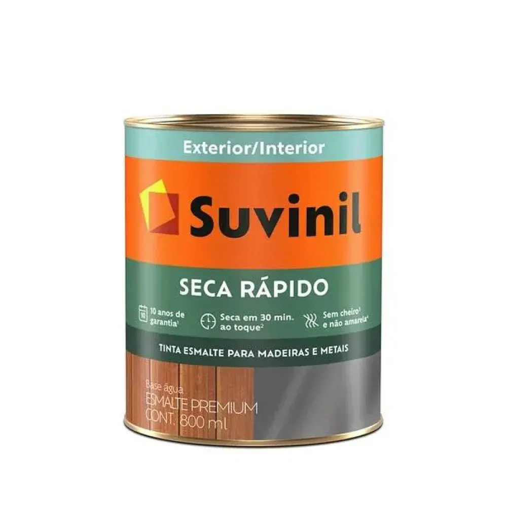 Esmalte seca rápido base acetinado A2 800ML suvinil Suvinil Selfcolor