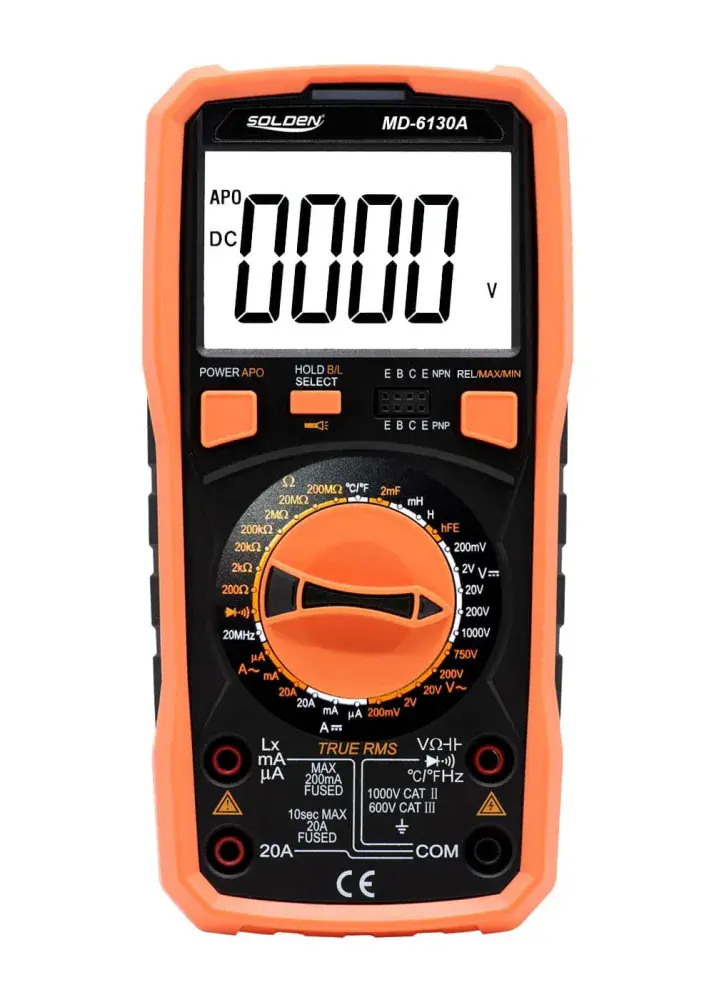 Multímetro digital MD-6130A true rms Solden