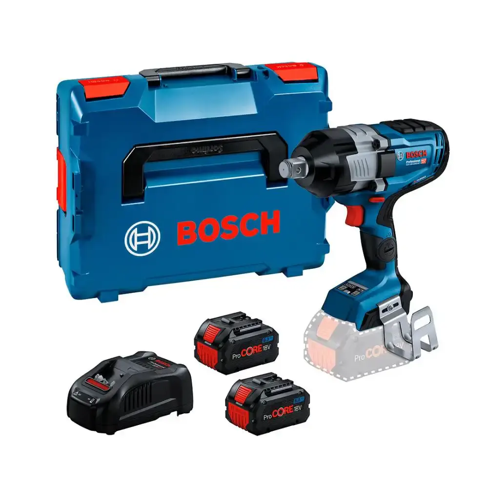 Chave de impacto GDS18V-1600HC 3/4POL 2 bat. 18V 8,0AH maleta 220V Bosch