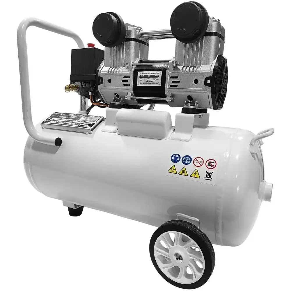 Compressor portátil isento 5,4 pés 1HP 25L com kit 5 peças evald tractor Compbrasil 220 V — fotografia 4