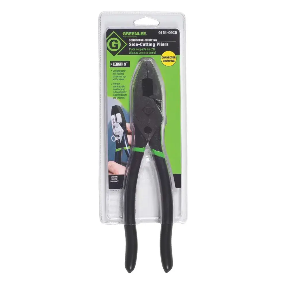 Alicate universal 9 com crimpagem Greenlee — fotografia 7