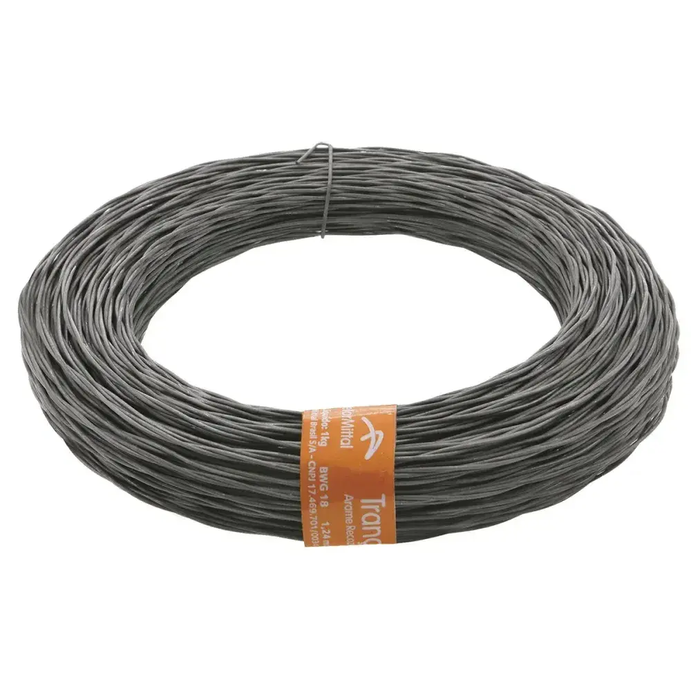 Arame recozido tranc arcelor mittal 1,24MM BWG18 1KG — fotografia 2