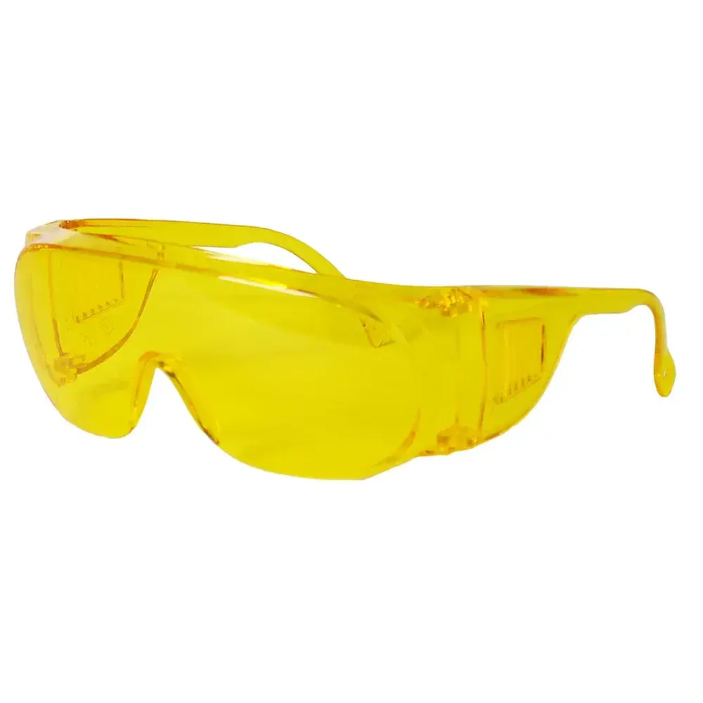 Óculos de segurança amarelo ambar provision Carbografite — fotografia 6