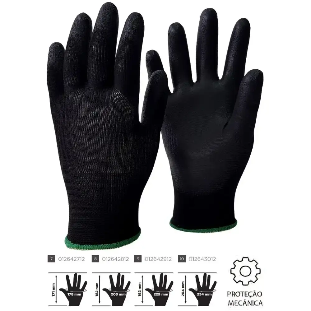 Luva de segurança CG supertact PU com 12 pares Carbografite GG — fotografia 4
