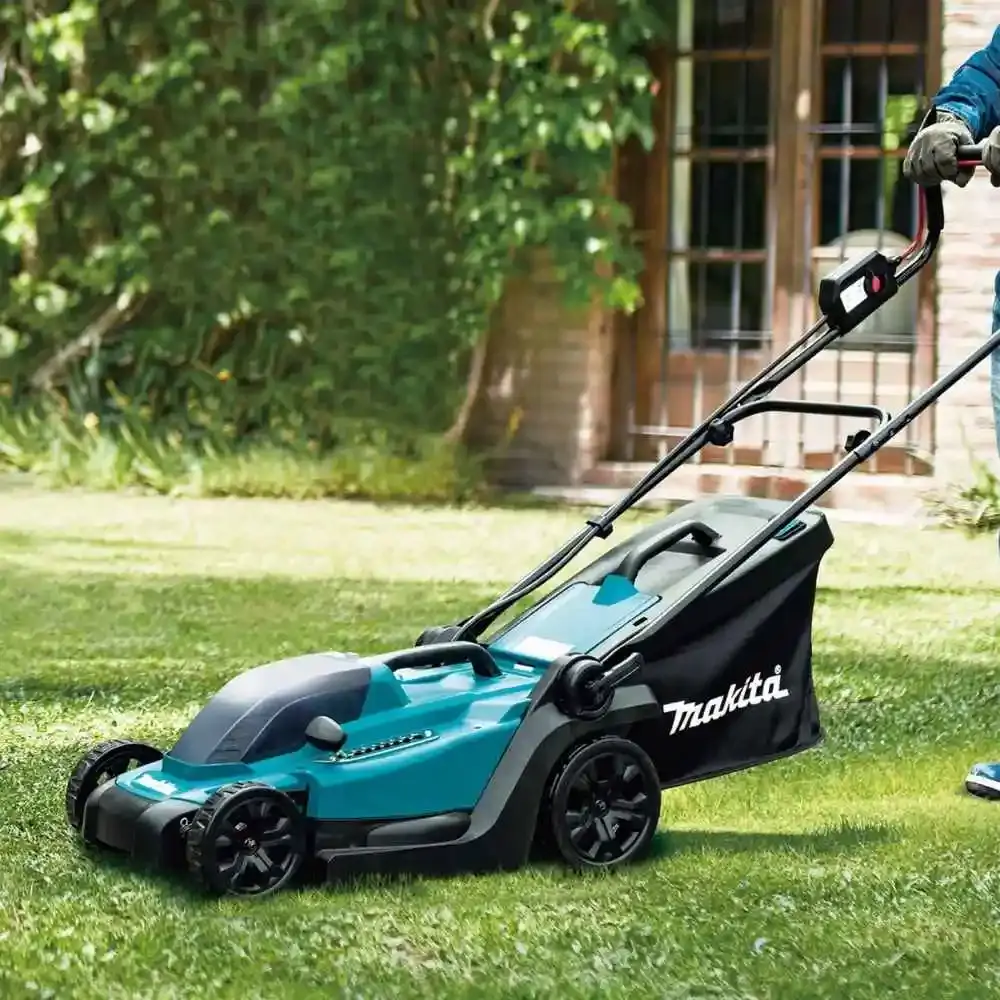 Cortador de grama 33CM com bateria 18V 5AH e carregador bivolt Makita — fotografia 4