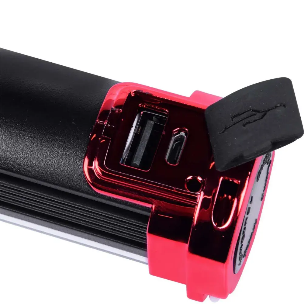 Lanterna super led recarregável abs 18CM Bumafer — fotografia 4