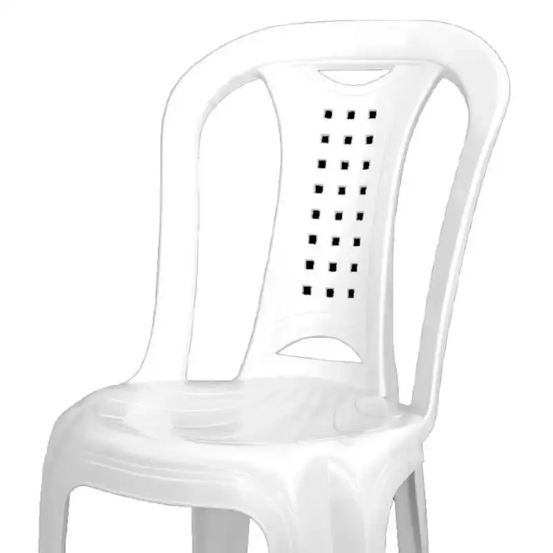 Conjunto de mesa firenze com 4 cadeiras poltronas ipanema empilháveis dolfin — fotografia 5