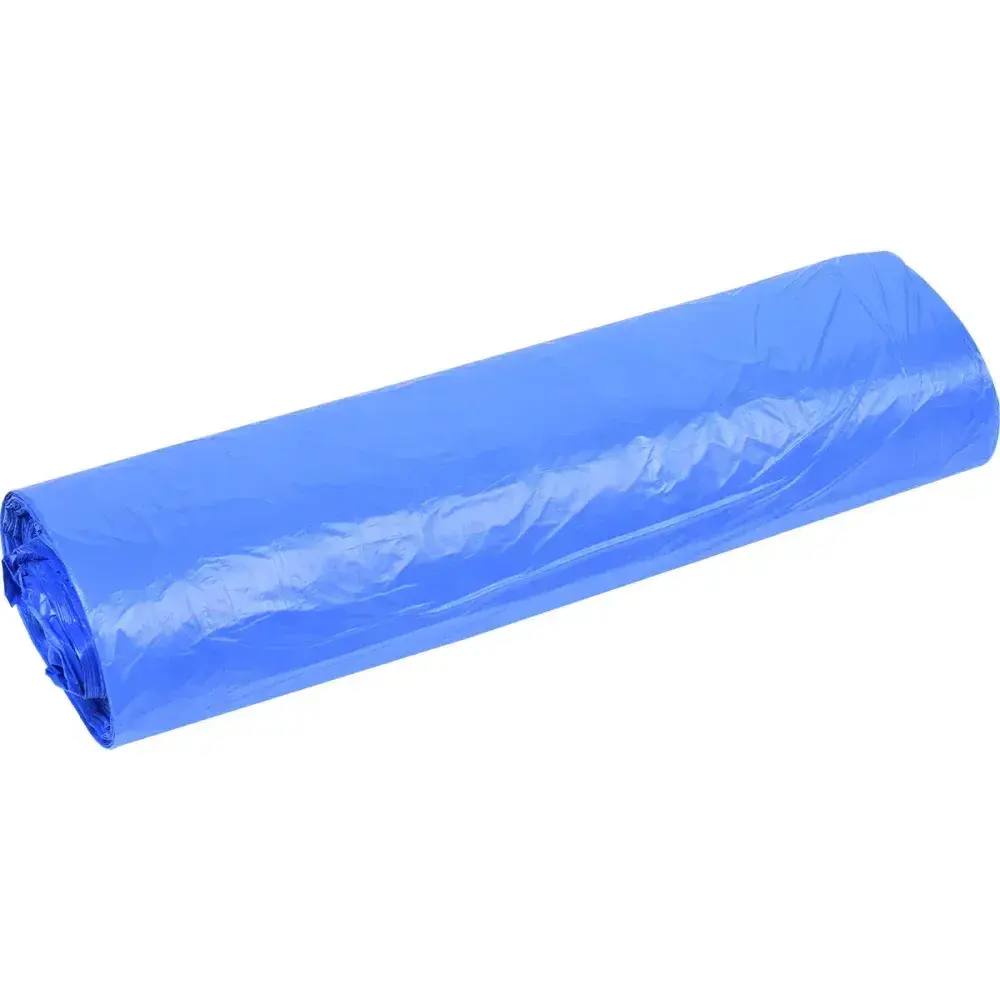 Saco de lixo rolo 15L azul 60 peç Embalixo — fotografia 5