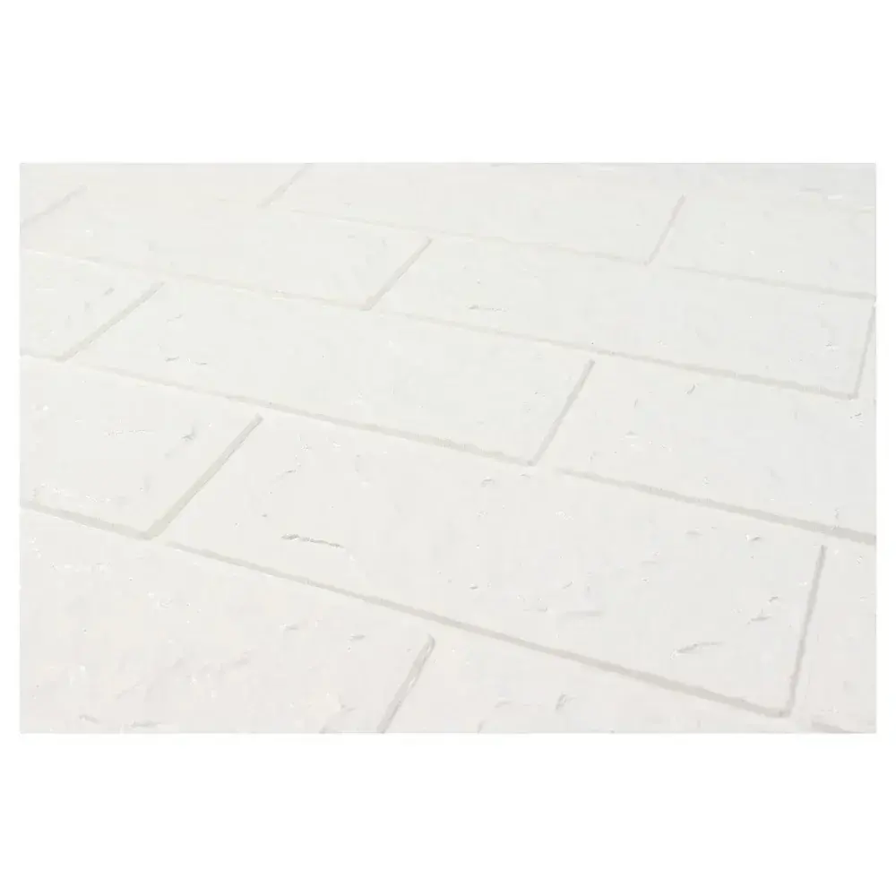 Placa adesiva 3D tijolinho para parede branco com 25 peç Kala — fotografia de referência