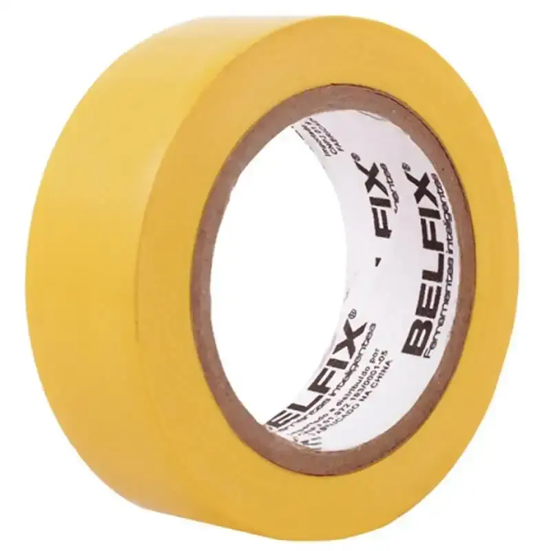 Fita Isolante 600V Antichama 19 MM x 10 Metros Colorida com 6 Rolos BEL — fotografia 2