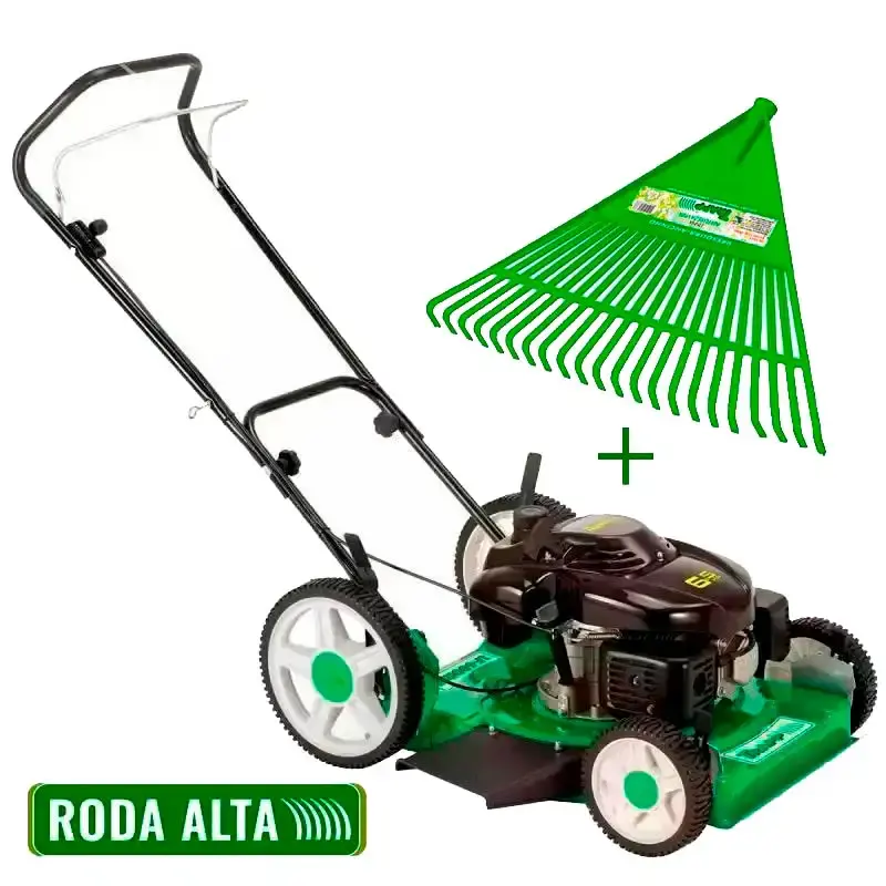 Cortador de grama à gasolina 6.5 HP roda alta 4T LF-600RM Trapp + kit — fotografia 2