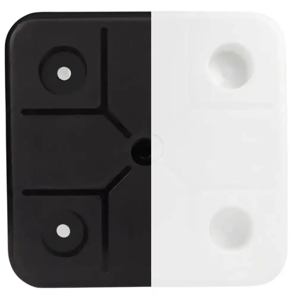 Mesa Plástica de Apoio com Porta-Copos 43 x 51 cm Várias Cores MOR Branco — fotografia 4