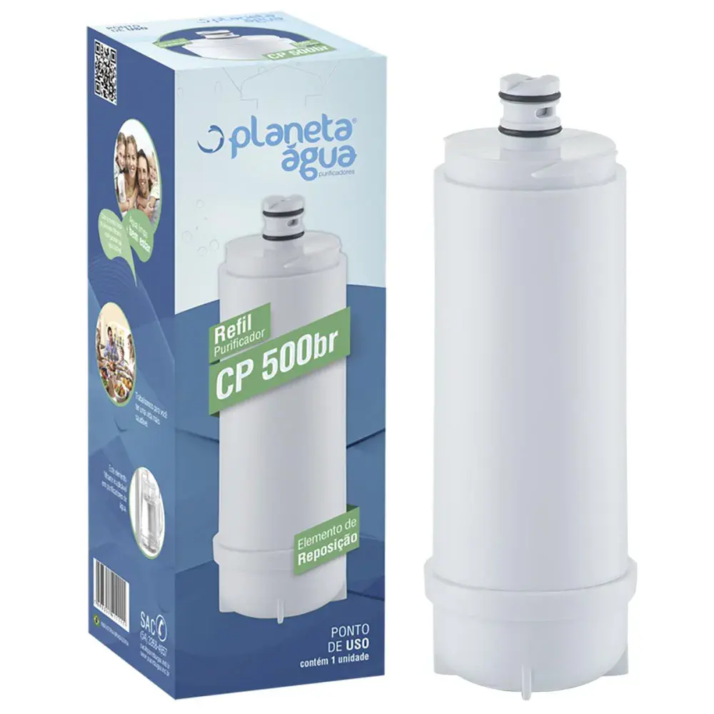 Refil filtro CP500BR planeta agua new up - masterfrio