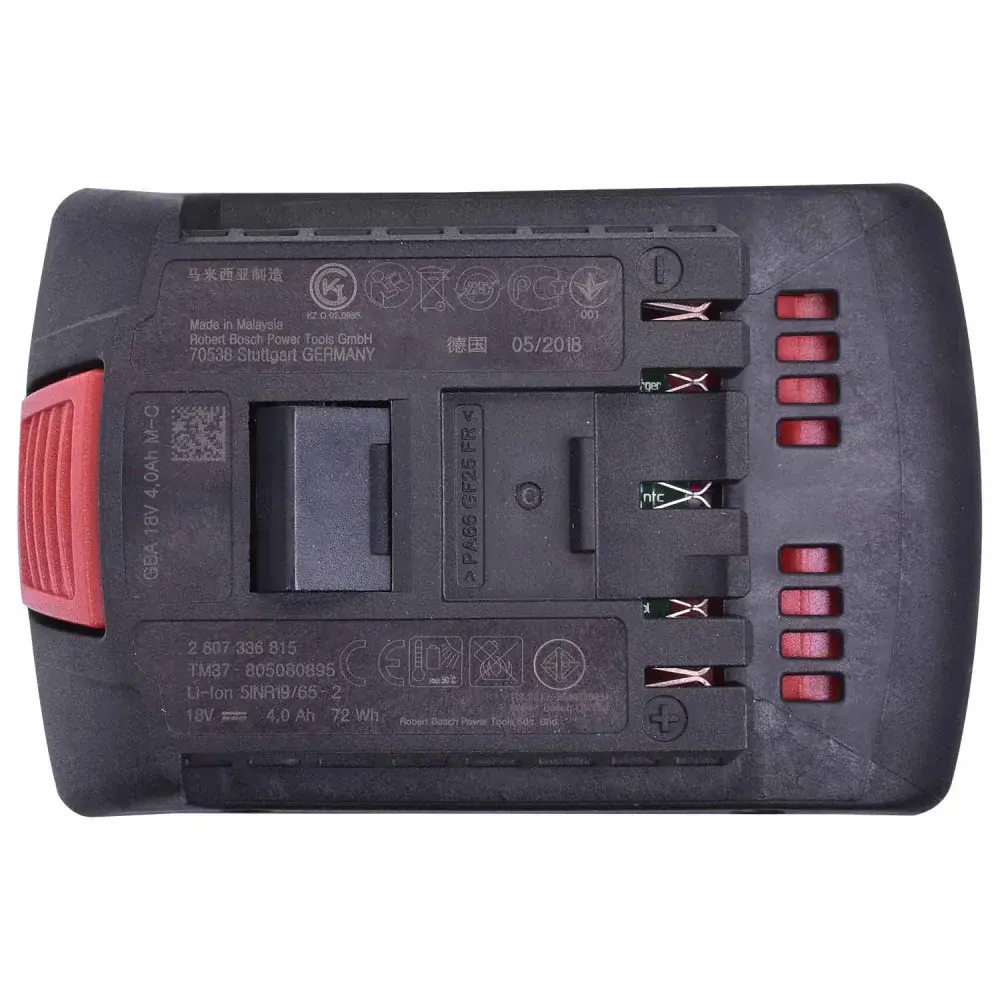 Bateria de lítio 18 volts 4.0AH 0Z00 li-ion gba Bosch — fotografia 10